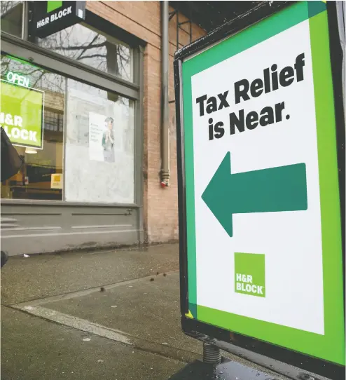  ?? Jason Redmond / reuters ?? The Canada Revenue Agency has extended the tax filing deadline to June 1, but the bottom line is
you will have to file — “there’s not a removal of obligation.”