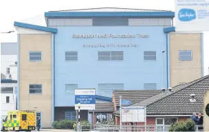  ??  ?? ●● Stepping Hill Hospital bosses say they were following guidance from the government