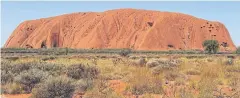  ?? AFP ?? Climbing Uluru, formerly known as Ayers Rock, the world’s largest monolith, was closed last year. Google has decided to respect that decision.