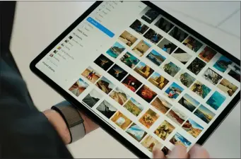  ??  ?? Tablet apps have new sidebars, toolbars and menus in iPadOS 14