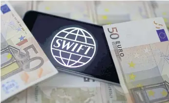  ??  ?? SWIFT AND SURE: Hackers exploited the Swift internatio­nal payment network to break into the Bangladesh central bank in February, making off with US$81 million.