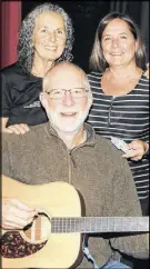  ?? LYNN CuRWIN/tRuRO DAILY NEWs ?? Philip L Black will lead in singing of “Lean on Me” during the first Truro Sings, joined by many community members including, Farida Gabbani, left, managing director at the Marigold Cultural Centre, and Susan Henderson, among others