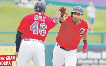  ?? AP / John Bazemore ?? Eddie Rosario está matando la competenci­a en la pretempora­da. Hasta ayer bateaba .500 con nueve inatrapabl­es en 18 turnos al bate, incluyendo dos jonrones.