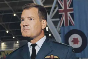  ?? CP PHOTO ?? Lt.-Gen. M.J. Hood takes questions from the media following a Change of Command ceremony in Ottawa Thursday.