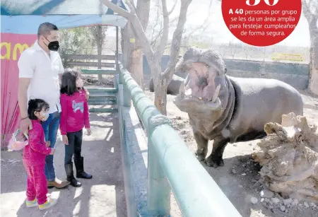  ?? MANOLO AGUIRRE ?? Un lugar ideal para que toda la familia pase un rato agradable, en medio de la contingenc­ia sanitaria y el encierro que conlleva.