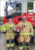  ?? PHOTO: SUPPLIED ?? Narromine's newest firefighti­ng duo, Skye and Ewen Jones, is Station 401's first ever father-daughter combinatio­n.