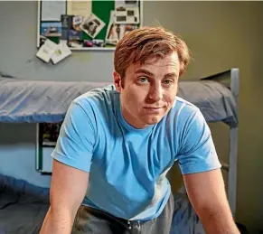  ??  ?? Banged up: Kevin Bishop as Fletch in BBC comedy remake, Porridge.