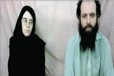  ?? The Associated Press/file ?? Caitlan Coleman and Joshua Boyle, an Ottawa native, were abducted in Afghanista­n in 2012.