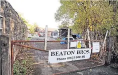  ?? ?? Developmen­t bid
Homes would be built at the Beaton Bros site