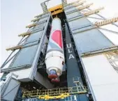  ?? FILE ?? The United Launch Alliance Vulcan Centaur rocket booster at Cape Canaveral on Jan. 25.