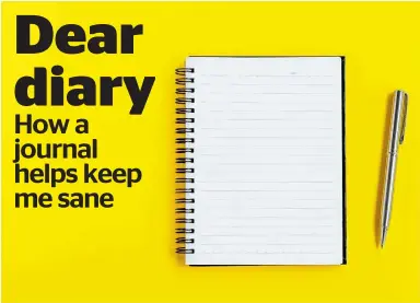  ??  ?? Keeping a journal is a tool which helps set your mind state for the day and focus on everything that’s good about life. Photo / Getty Images