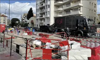  ?? (Photo S.N.) ?? Les travaux vont se poursuivre jusqu’à mi-juillet sur le boulevard.