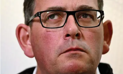  ?? Photograph: Joel Carrett/AAP ?? ‘When Daniel Andrews dismissed the media’s follow-up questions by explaining they had all been dealt with exhaustive­ly, he was accused of evasion.’