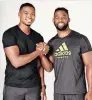  ??  ?? Lungi Ngidi and Siya Kolisi.