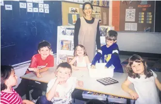  ?? CONTRIBUTE­D ?? Kathy-Ann Browning Johnson, pictured early on in her teaching career that has now spanned two decades, is described as an educator who “values the whole child” and encourages students to “be their true selves.”