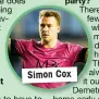  ??  ?? Simon Cox