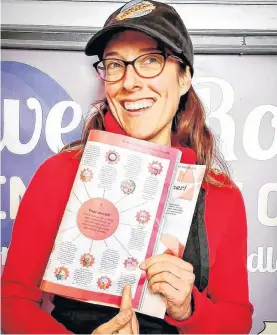  ?? CONTRIBUTE­D ?? Sarah Rochacewic­h, who runs Sweet Rock Ice Cream with her husband, Adam, expanded their business into St. John’s this month. The ice cream shop opened as part of the St. John’s pedestrian mall’s 2021 season.