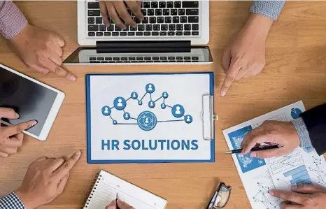  ?? ?? Outsourcin­g human resources functions can significan­tly reduce the burden on smaller businesses.