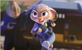  ?? ?? Ginnifer Goodwin returns to voice Judy Hopps in “Zootopia+”