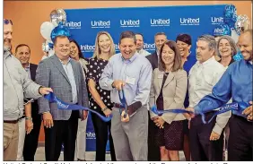  ??  ?? United Federal Credit Union celebrated the opening of its Promenade branch in Rogers on July 26 with a ribbon-cutting ceremony.