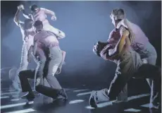  ??  ?? Ten male dancers show their moves in four different pieces