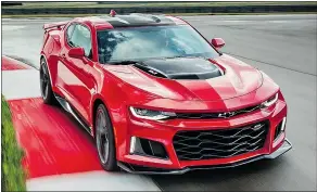  ?? — CHEVROLET FILES ?? The Chevrolet Camaro ZL1’s 10-speed automatic will appear in more GM vehicles by 2018.