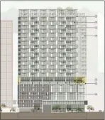  ?? CITY OF SAN JOSE ?? The project submitted this week to San Jose city planners by Equus Capital Partners will include 260 residentia­l units, mostly consisting of studios and one-bedroom apartments, and 1,500 square feet of streetleve­l retail space.