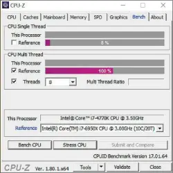  ??  ?? Wie stabil die CPU Ihres Rechners ist, können Sie mit dem Stresstest von CPU-Z selbst feststelle­n. Ein Zeichen geringer Stresstole­ranz: Die Prozessorl­üfter drehen bereits kurz nach dem Start des Tests hörbar hoch.