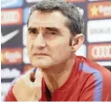  ??  ?? Ernesto Valverde