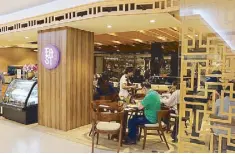  ??  ?? “For more people, shopping and dining out is one activity,” says Rustan’s president Donnie Tantoco who combines both with the addition of East Café on the second floor across the Home section.