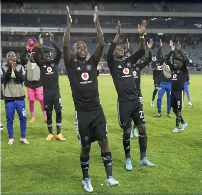  ?? Picture: BackPagePi­x ?? Orlando Pirates head to their fourth Confederat­ion Cup final in which they will face RSB Berkane. Al Ahly Tripoli won the second leg of their semi-final 1-0 against Pirates on Sunday but lost 2-1 on aggregate.