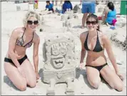  ?? Debbie Olsen ?? Mustang Island is home to the world’s longest barrier island and the largest sand-sculpting competitio­n in the U.S.