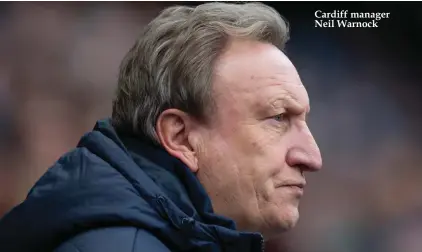  ??  ?? Cardiff manager Neil Warnock