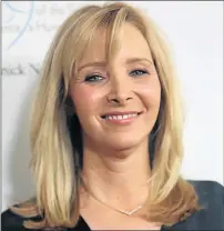  ?? Picture: GETTY IMAGES ?? COMEDY STAR: Lisa Kudrow, best known for playing the kooky Phoebe Buffay in hit sitcom ‘Friends’, plays a mother in the film ‘Boss Baby’, which opens in EL tomorrow