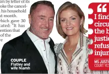 ?? ?? COUPLE Flatley and wife Niamh