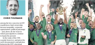  ?? /Gallo Images ?? Time for fizz: Writer Zakes Mda disapprove­s of those scornful of celebratin­g the Springbok victory.