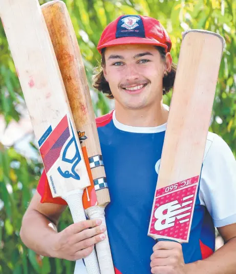  ?? Picture: GLENN FERGUSON ?? Queensclif­f batsman Nat Stephens has found form with two centuries in two weeks.