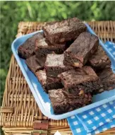  ??  ?? Chocolate brownies