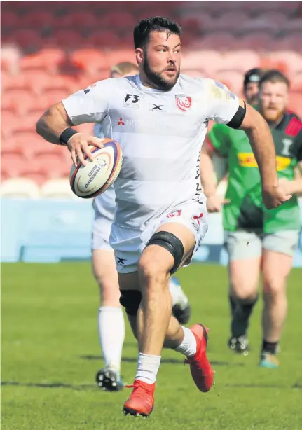 ??  ?? Gareth Evans has left Gloucester at the end of his contract