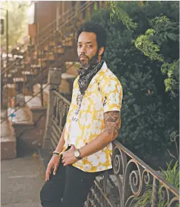  ?? BRAD OGBONNA/THE NEW YORK TIMES ?? Wyatt Cenac, seen June 22 in Brooklyn, notes that few late-night shows with Black men as hosts last for a third season.