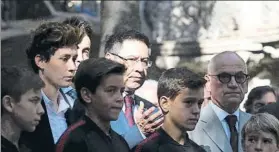  ?? FOTO: PEP MORATA ?? Josep Maria Bartomeu ayer en la Diada junto al vicepresid­ente Carles Vilarrubí