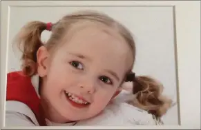  ??  ?? Ava Barry suffers from a rare form of epilepsy called Dravet syndrome, which hampers cognitive developmen­t