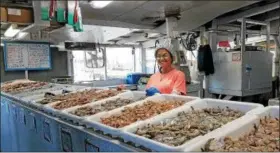  ?? PARIS WOLFE — THE NEWS-HERALD ?? Aquila Seafood is one of two purveyors of Royal Red Shrimp on the Bon Secour Bay. Billy’s Seafood: