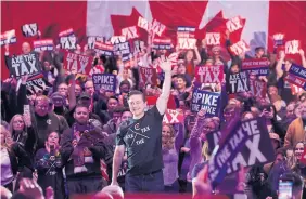  ?? STEVE RUSSELL TORONTO STAR FILE PHOTO ?? Pierre Poilievre’s Conservati­ves say the Liberals’ carbon tax has made Canadians choose between heating their homes and buying food, which isn’t true, Bruce Arthur writes.