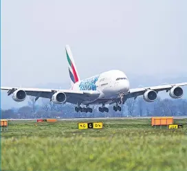  ?? ?? EditorCont@cts E■d■Cithoerryl david.campbell01@trinitymir­ror.com
Returning
The A380 double-decker when it first arrived in Glasgow in 2019