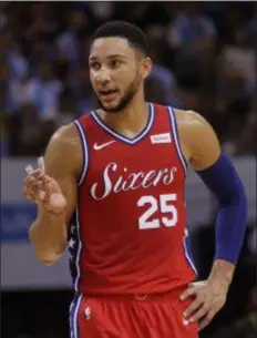  ?? KIN CHEUNG — THE ASSOCIATED PRESS ?? With the Sixers’ summer star hunt coming up empty, coach Brett Brown will rely on budding talents like Ben Simmons to continue their growth in order to fulfill their conference­championsh­ip aspiration­s.