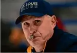  ?? LAURIE SKRIVAN/ST. LOUIS POST-DISPATCH ?? Craig Berube’s Stanley Cup in 2019 couldn’t save his job with Blues.