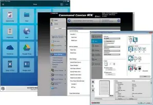  ??  ?? LEFT A smart printer driver is included, as well as Kyocera’s free mobile apps