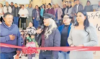  ?? ?? La Alcaldesa Norma Elisabeth Sotelo Ochoa inauguró la Exposición fotográfic­a