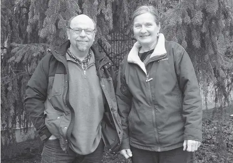  ?? [FAISAL ALI / THE OBSERVER] ?? Art Timmerman (left) will be taking over as the new co-chair of Woolwich Clean Waterways from Barb Taylor, who is retiring from the position after 10 years.